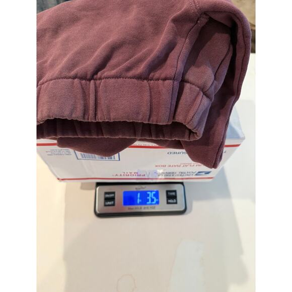 Aeropostale Cropped Hoodie Small | Burgundy Loungecore Streetwear - Picture 6 of 6